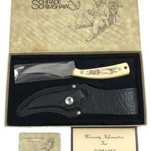 Schrade Scrimshaw Sharp Finger Knife
